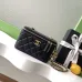 Chanel Quilted Caviar Leather Mini Vanity Bag With Gold Chain Strap And CC Logo size:9×17×8cm #A54385