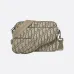 DIOR CHRISTIAN DIOR Oblique Saddle Triple Pouch  size:23×17×4cm #A54108