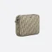 DIOR CHRISTIAN DIOR Oblique Saddle Triple Pouch  size:23×17×4cm #A54108
