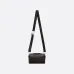 Dior Black Leather Crossbody Messenger Saddle Bag Lingot  size:22×10×12cm #A54110