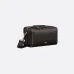Dior Black Leather Crossbody Messenger Saddle Bag Lingot  size:22×10×12cm #A54110