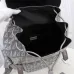 Dior Men's Diamond Jacquard Heather Road jung haein Backpack Large Grey size:43×51×20cm #A54103