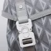 Dior Men's Diamond Jacquard Heather Road jung haein Backpack Large Grey size:43×51×20cm #A54103