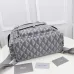 Dior Men's Diamond Jacquard Heather Road jung haein Backpack Large Grey size:43×51×20cm #A54103