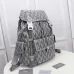 Dior Men's Diamond Jacquard Heather Road jung haein Backpack Large Grey size:43×51×20cm #A54103