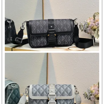 Dior Oblique Canvas Saddle Bag #A45651
