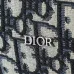 Rider Soft Zipped Backpack Dior Oblique Jacquard and Blue Grained Calfskin size:32×46×7cm #A54065