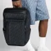 Rider Soft Zipped Backpack Dior Oblique Jacquard and Blue Grained Calfskin size:32×46×7cm #A54065