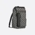 Rider Soft Zipped Backpack Dior Oblique Jacquard and Blue Grained Calfskin size:32×46×7cm #A54065