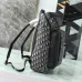Rider Soft Zipped Backpack Dior Oblique Jacquard and Blue Grained Calfskin size:32×46×7cm #A54065