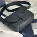Saddle Triple Pouch Navy Blue Dior Gravity Outline Leather size:23×18×6cm #A54116