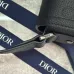 Saddle Triple Pouch Navy Blue Dior Gravity Outline Leather size:23×18×6cm #A54116