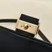 Chic Black Fendi Crossbody Bag With Embossed FF Motif And Chain Strap For Timeless Style size:21×5×11cm #A54311