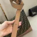 Fendi Brown And Beige FF Logo Jacquard Fabric Shoulder Bag With Leather Trims size:34×22 #A54307