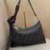 Fendi Brown And Beige FF Logo Jacquard Fabric Shoulder Bag With Leather Trims size:34×22 #A54307