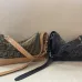 Fendi Brown And Beige FF Logo Jacquard Fabric Shoulder Bag With Leather Trims size:34×22 #A54307