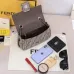 Fendi FF - Patterned Canvas Crossbody Bag With Chain Strap For Timeless Luxury Looks Style Style size:24×14×7cm #A54313