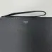 Fendi Pouch Sleek Black Leather Minimalist Logo Redefining Timeless Elegance size:30×20cm #A54204