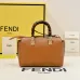 Fendi Roma Leather Handbag With Tortoise - Shell Handle And Brand Embossing For Luxury Style size:17×8×12cm #A54314