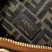 Fendi Roma Leather Handbag With Tortoise - Shell Handle And Brand Embossing For Luxury Style size:17×8×12cm #A54314