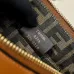 Fendi Roma Leather Handbag With Tortoise - Shell Handle And Brand Embossing For Luxury Style size:17×8×12cm #A54314