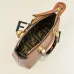 Fendi Roma Leather Handbag With Tortoise - Shell Handle And Brand Embossing For Luxury Style size:17×8×12cm #A54314