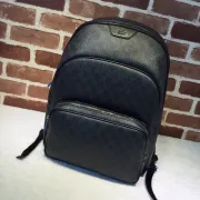Gucci Black GG Supreme Canvas Backpack Iconic Luxury Travel Essential  size:31×40×20cm #A54123