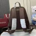 Gucci Ophidia medium backpack in beige and dark brown fabric size:36×41×18cm #A53743