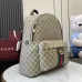 Gucci Ophidia medium backpack in beige and dark brown fabric size:36×41×18cm #A53743