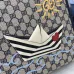 Children's printed GG tote bag in beige and blue #A52730