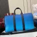 Gucci Chroma large duffle bag in gradient blue fabric #A52607