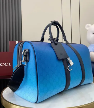  Chroma large duffle bag in gradient blue fabric #A52607
