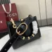 Gucci Diana small tote bag in black leather size:20×16×10cm #A53842