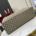 Gucci GG Emblem maxi tote bag in beige and dark brown fabric #A51000