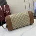 Gucci GG Emblem medium toiletry case in black fabric size:28×14×14cm #A53922