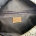 Gucci GG Emblem medium toiletry case in black fabric size:28×14×14cm #A53922