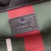 Gucci GG Emblem medium tote bag in beige and dark brown fabric  #A51001