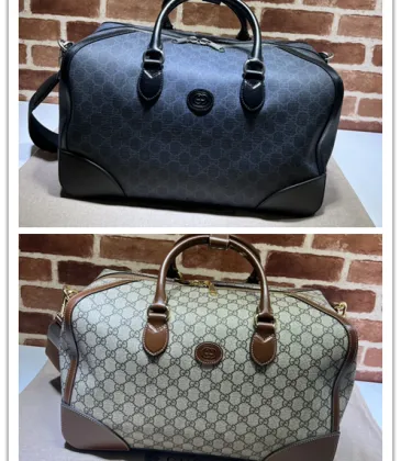  - Interlocking G canvas duffel bag size:42×26×24cm #A53683