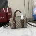 Gucci Mini GG duffle bag in beige and brown GG fabric size:20×13×13cm #A53848