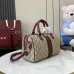 Gucci Ophidia large boston bag in beige and brown GG fabric size:25×17×14cm #A53744