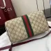 Gucci Ophidia large boston bag in beige and brown GG fabric size:25×17×14cm #A53744