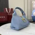 Gucci Softbit medium top handle bag in brown leather #A52732