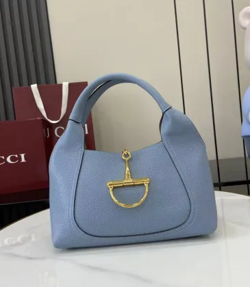 Gucci Softbit medium top handle bag in brown leather #A52732