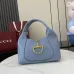 Gucci Softbit medium top handle bag in brown leather #A52732