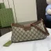 GUCCI GG Supreme Monogram Calfskin Small Padlock Chain size:27×14×6cm #A53672