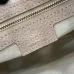 Gucci GG Emblem large shoulder bag in taupe GG leather size:25.5×20×5cm #A53841