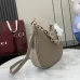 Gucci GG Emblem large shoulder bag in taupe GG leather size:25.5×20×5cm #A53841