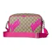 Gucci Medium crossbody bag with print in beige and dark brown #A51651