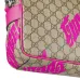 Gucci Medium crossbody bag with print in beige and dark brown #A51651