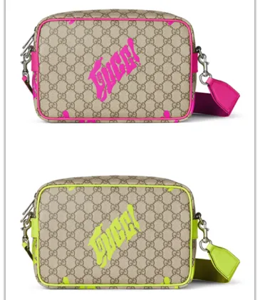 Gucci Medium crossbody bag with print in beige and dark brown #A51651